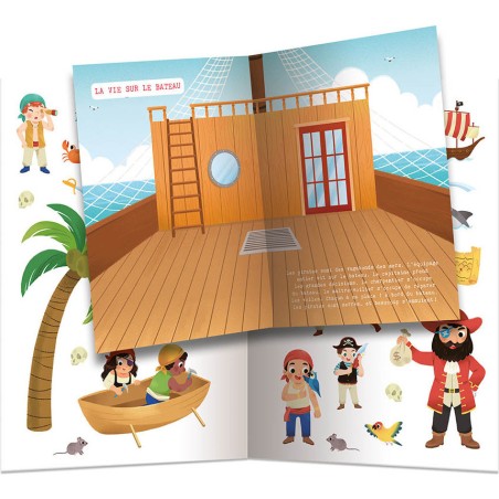 Mes tout premiers autocollants - Les pirates - Auzou