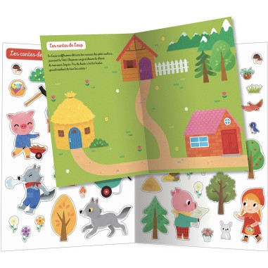 250 autocollants : Les contes - Auzou