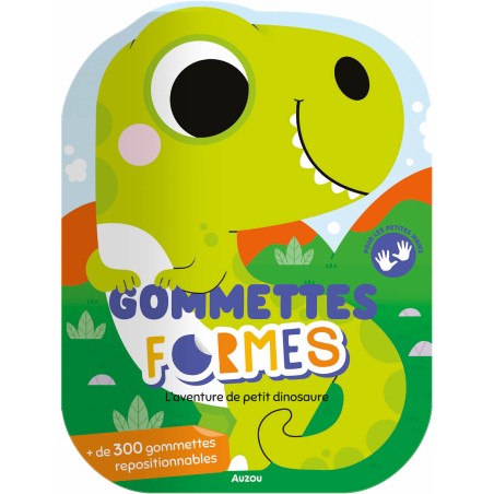 Gommettes formes - L'aventure de petit dinosaure - Auzou