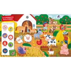 Cherche et trouve des tout-petits - Chez les animaux - Auzou 2