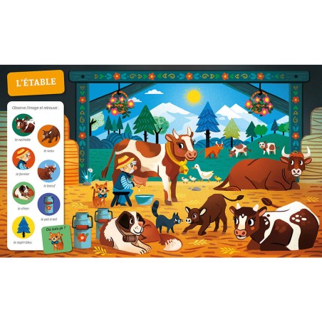 Cherche et trouve des tout-petits - À la ferme - Auzou