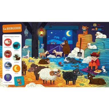 Cherche et trouve des tout-petits - À la ferme - Auzou