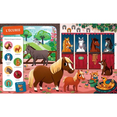 Cherche et trouve des tout-petits - À la ferme - Auzou