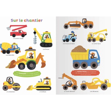 Mes premiers véhicules à toucher - Auzou