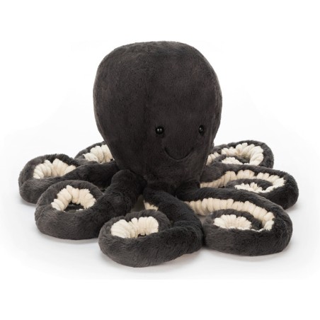 Jellycat Peluche Poulpe Noire Inky Octopus - 23cm
