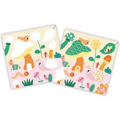 Coffret Créatif Feutre Magique - 2 ans : Peinture par numéro & coloriage - Janod 2