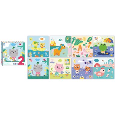 Coffret Créatif Feutre Magique - 2 ans : Peinture par numéro & coloriage - Janod