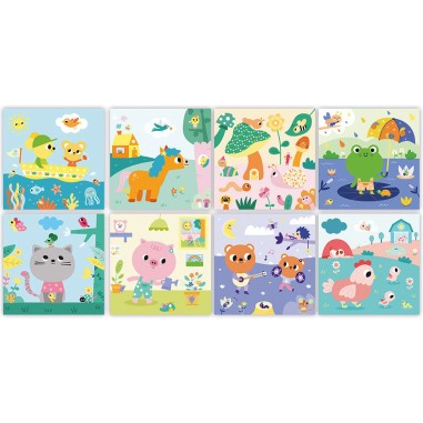 Coffret Créatif Feutre Magique - 2 ans : Peinture par numéro & coloriage - Janod