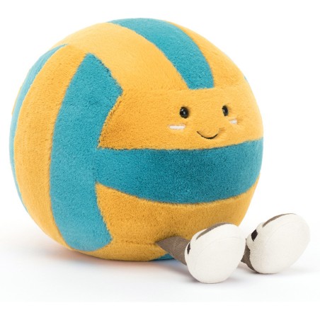 Peluche ballon de beach volley Jellycat - Amuseables sports