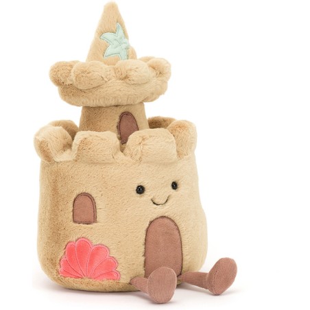 Peluche château de sable - Sandcastle Amuseable de Jellycat !
