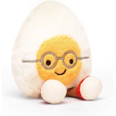 Peluche Oeuf dur Geek - Boiled Egg Geek Amuseable - Jellycat