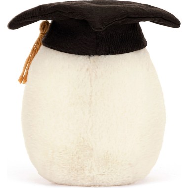 Jellycat Peluche Oeuf Dur diplomé - Boiled Egg Graduation Amuseable
