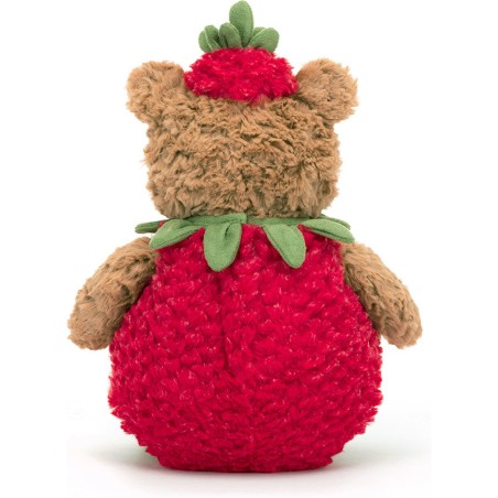 Jellycat Peluche Ours Bartholomew Fraise - Bear Strawberry