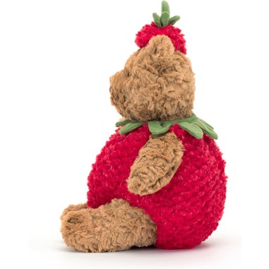 Jellycat Peluche Ours Bartholomew Fraise - Bear Strawberry