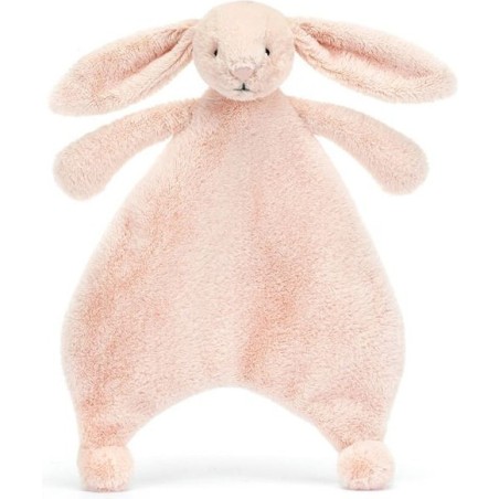 Doudou plat Bashful - Lapin Rose blush - Jellycat