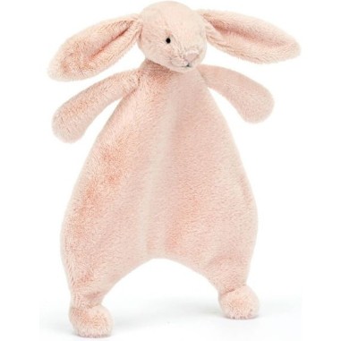 Doudou plat Bashful - Lapin Rose blush - Jellycat