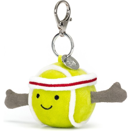 Jellycat Peluche balle de tennis Porte clés Amuseable sports