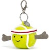 Peluche balle de tennis Porte clés Amuseable sports - Jellycat