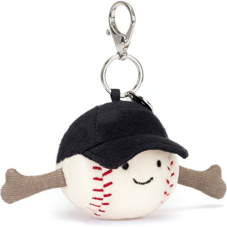 Jellycat Peluche sports baseball Porte clés Amuseable