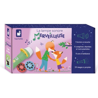 Lampe à histoire Janod Sonore merveilleuse L'heure des bisous