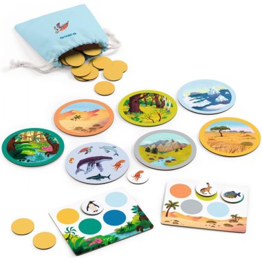 Jeu Naturo Mondo - Jeu de société éducatif - Djeco