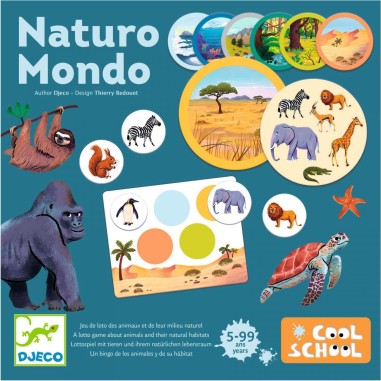 Jeu Naturo Mondo - Jeu de société éducatif - Djeco