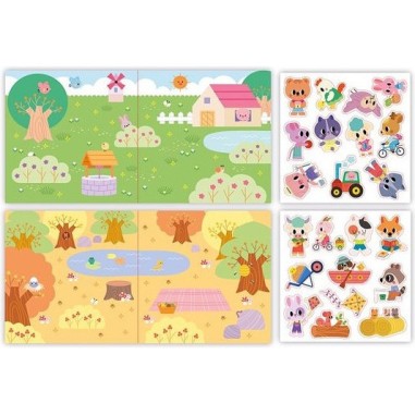 Stickers épais repositionnables 2 ans - My Arts & Crafts - Janod