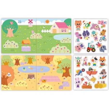 Stickers épais repositionnables 2 ans - My Arts & Crafts - Janod