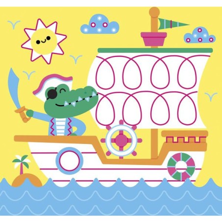 Coffret créatif enfant graphisme - Activité dessin 5 ans - Janod