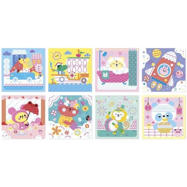 Coffret créatif enfant graphisme - Activité dessin 5 ans - Janod