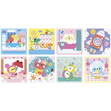 Coffret créatif enfant graphisme - Activité dessin 5 ans - Janod