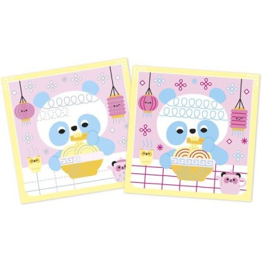 Coffret créatif enfant graphisme - Activité dessin 5 ans - Janod