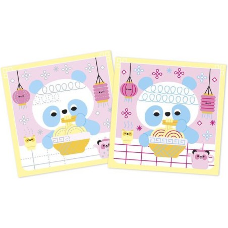 Coffret créatif enfant graphisme - Activité dessin 5 ans - Janod