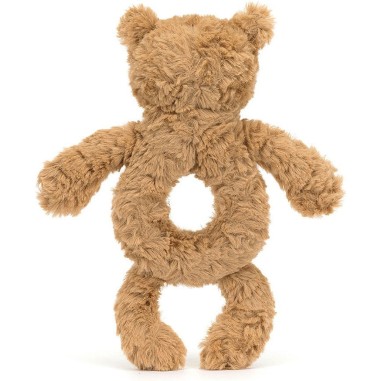 Jellycat Peluche Hochet anneau ours Bartholomew - Bear Ring Rattle