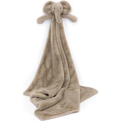 Doudou éléphant tacheté - Smudge Elephant Blankie - Jellycat