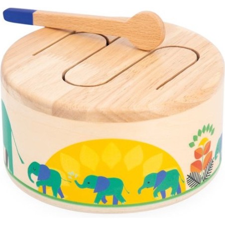 Tambour en bois - Batterie pour bébé - Gioia Janod
