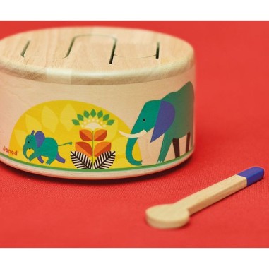 Tambour en bois - Batterie pour bébé - Gioia Janod