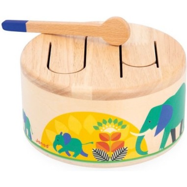 Tambour en bois - Batterie pour bébé - Gioia Janod