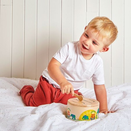 Tambour en bois - Batterie pour bébé - Gioia Janod