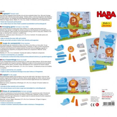 Jeu d'assemblage en bois Haba - Dans la Jungle