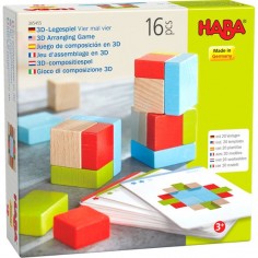 Jeu d'assemblage en bois 3D 4 par 4 - Haba