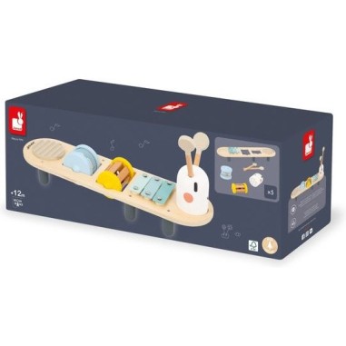 Stand éveil sonore chenille - Janod