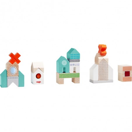 Jeu de construction en bois Haba - Chien et Chat