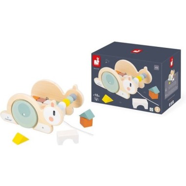 Chariot de cubes escargot - Janod