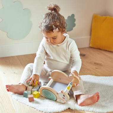 Chariot de cubes escargot - Janod