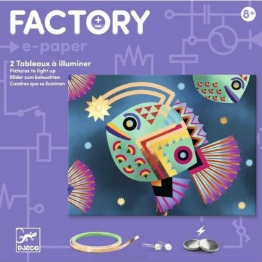 Cartes à illuminer Djeco "Abysses"