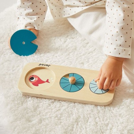 Box 12 mois : stimuler son éveil sensoriel - Janod