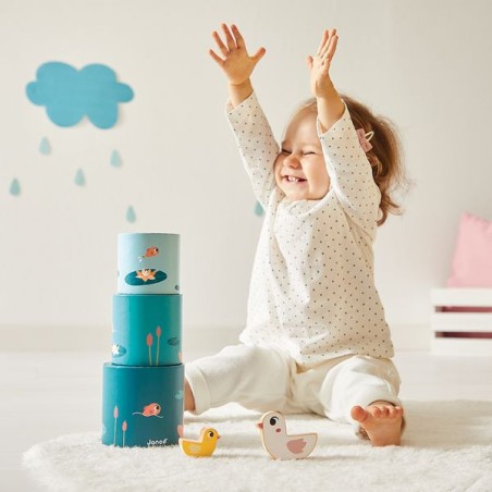Box 12 mois : stimuler son éveil sensoriel - Janod