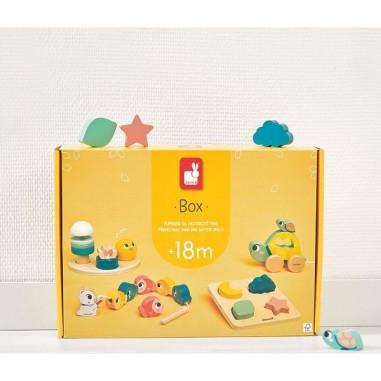 Box 18 mois : affiner sa motricité fine - Janod