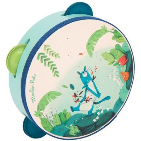 Tambourin bleu Dans la jungle - Moulin Roty